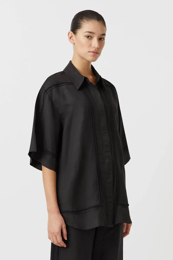 Camilla and Marc | Fortuna Shirt Black | Girls with Gems