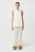 Camilla and Marc | Halston High Neck Top Ivory | Girls with Gems