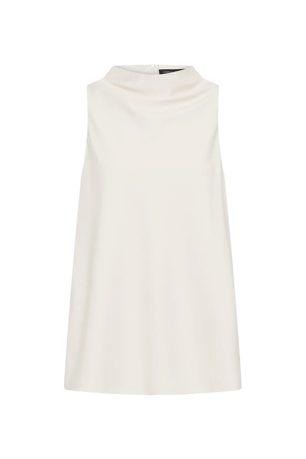 Camilla and Marc | Halston High Neck Top Ivory | Girls with Gems