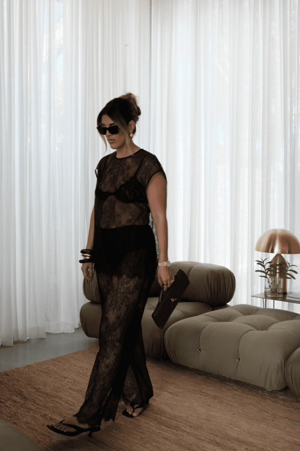 Sneaky Link | Jordi Lace Pant Black | Girls With Gems