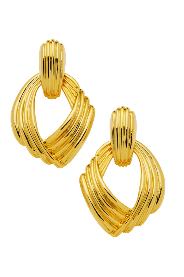 Amber Sceats | Leif Earrings Gold Plated | Girls with Gems