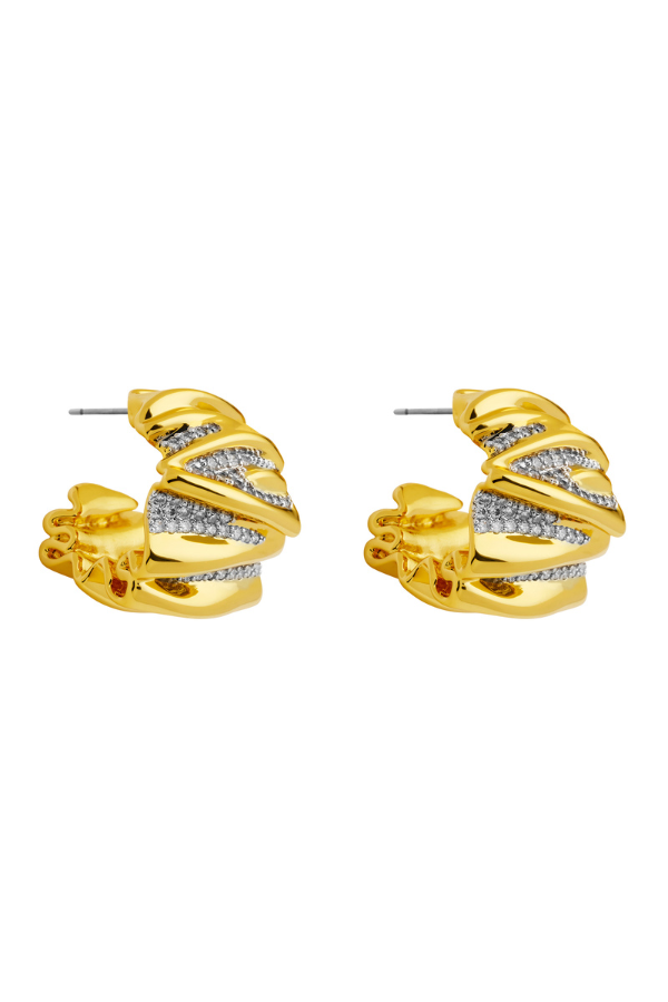 Amber Sceats | Camilo Earrings Gold Plated | Girls with Gems