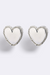 Emma Pills | Bubble Heart Earrings Silver | Girls With Gems