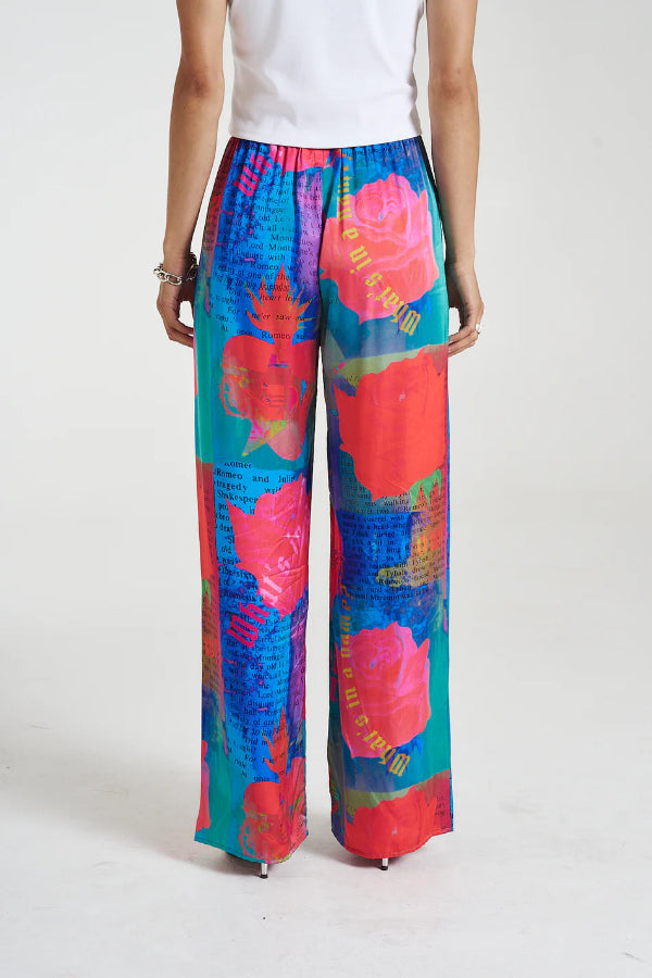 Summi Summi | Elastic Waist Pants O, Romeo | Girls with Gems