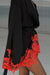 Khirzad Femme | Rio Robe Black Orange Lace | Girls with Gems 