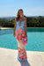 Rebecca Vallance | Orchid Oasis Strap Gown Print | Girls With Gems