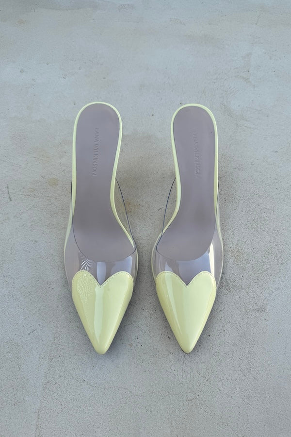 Lana Wilkinson | Raquel Heel Yellow | Girls With Gems 