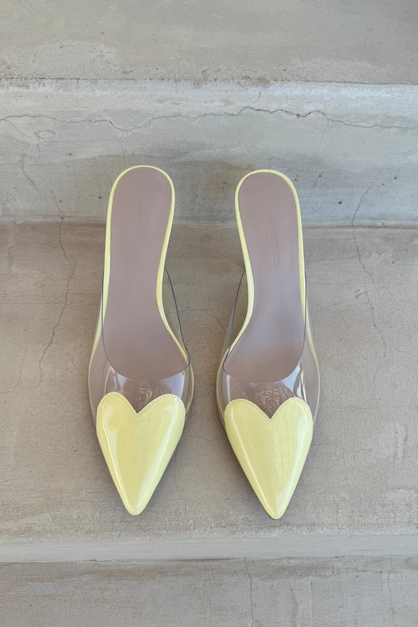 Lana Wilkinson | Raquel Heel Yellow | Girls With Gems 