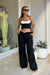 Sovere | Beguile Pant Black And White | Girls with Gems