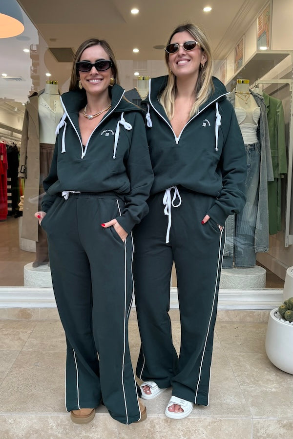 Camilla and Marc | Canton Track Pant Forest Green | Girls with Gems