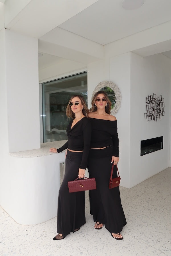 Sneaky Link | Hunter Maxi Skirt Black | Girls with Gems