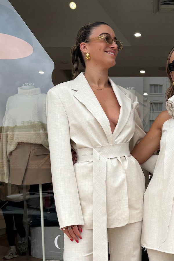 Camilla and Marc | Floris Blazer Ivory Marle | Girls with Gems