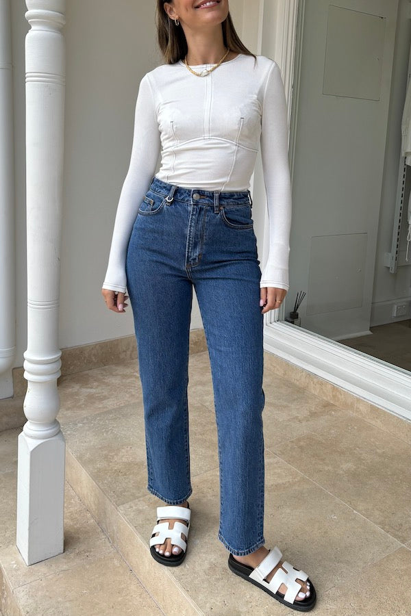 Neuw Denim | Nico Straight French Blue | Girls with Gems