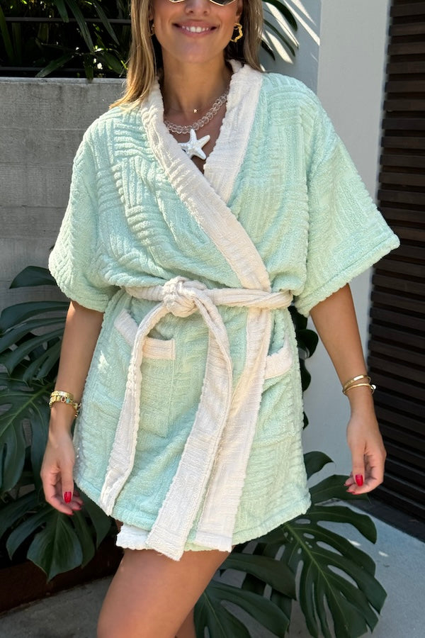 Sneaky Link | Cali Robe Mint/Ecru | Girls With Gems