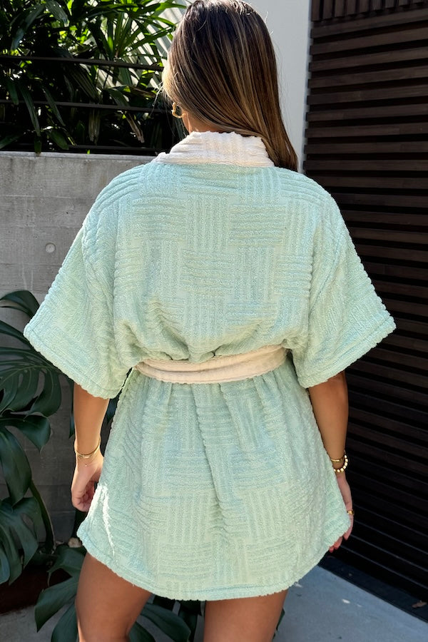 Sneaky Link | Cali Robe Mint/Ecru | Girls With Gems