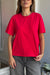 Sneaky Link | Boyfriend Tee Red | Girls With Gems