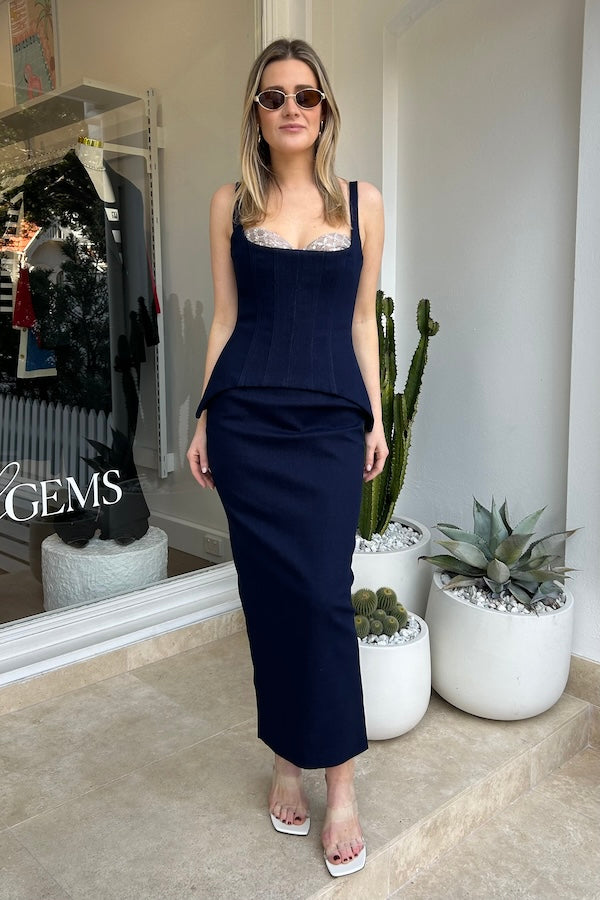 Eliya The Label | Monet Dress Blue | Girls With Gems