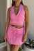 Sneaky Link | Cali Wrap Skirt Pink | Girls With Gems