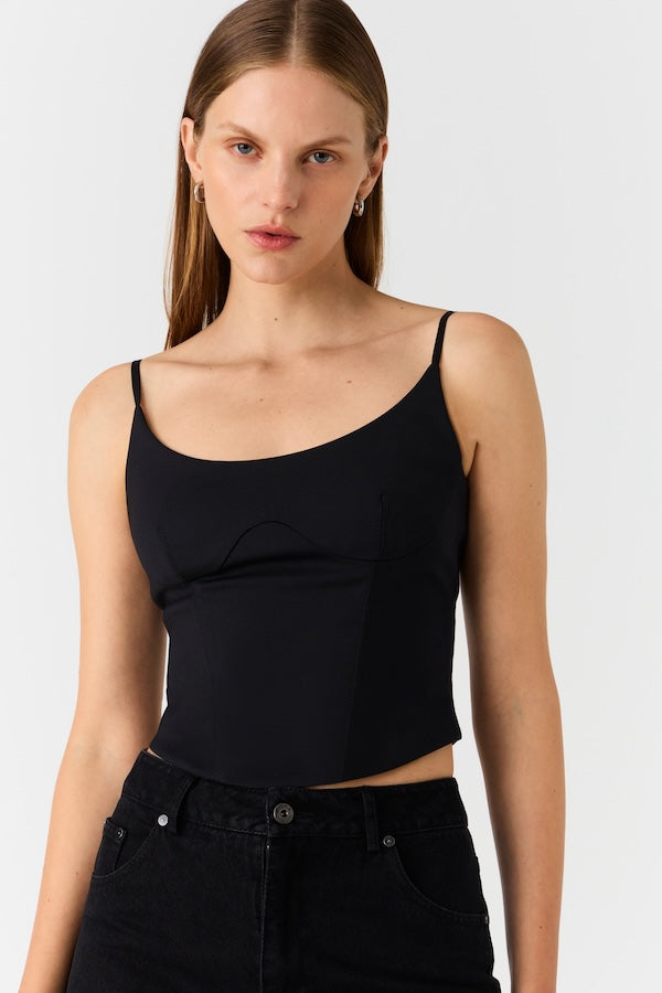 Misha | Kalina Top Black | Girls with Gems