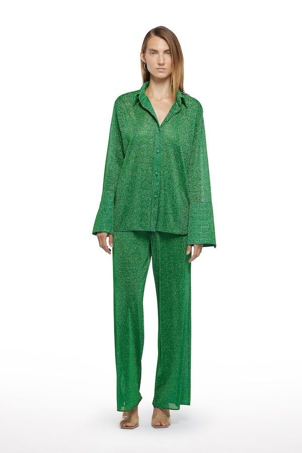 Oséree | Lumiere Pants Emerald Green | Girls with Gems