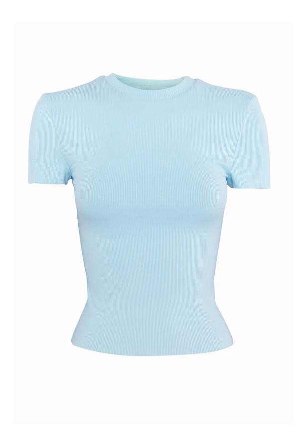 Mossman | The Bowery Top Mist Blue | Girls with Gems