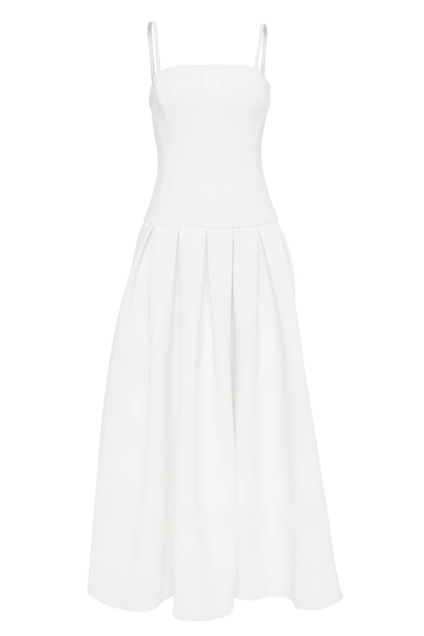 Mossman | Enchant Maxi Dress White | Girls with Gems