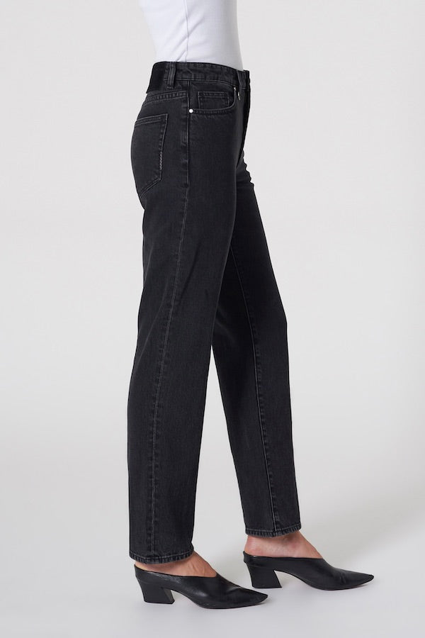 Neuw Denim | Mica Straight French Black | Girls with Gems