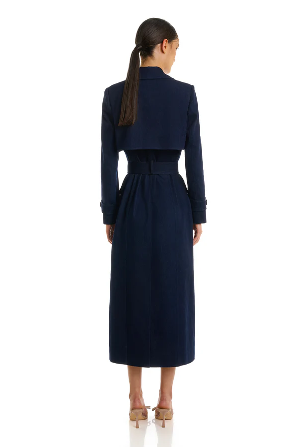 Eliya The Label | Rae Trench Coat Blue | Girls With Gems