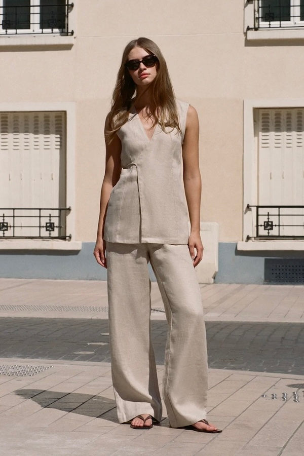 Faithfull the Brand | Sanne Pant Oatmeal | Girls with Gems