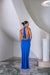 Sneaky Link | Saint Plunge Maxi Dress Sapphire | Girls with Gems