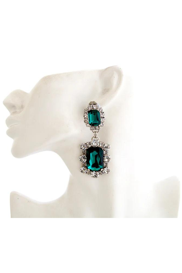 House of Emmanuele | Dynasty Angelina Emerald Earrings | Girls with Gems