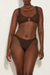 Hunza G | Hallie Bikini Metallic Chocolate | Girls with Gems