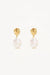 By Charlotte | 18k Gold Vermeil Endless Grace Pearl Drop Earrings | Girls with Gems