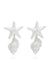 Julietta Jewellery | Le Splash Earrings White | Girls with Gems