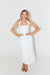 Odd Muse | The Ultimate Muse Halter Neck Midi Dress White | Girls With Gems