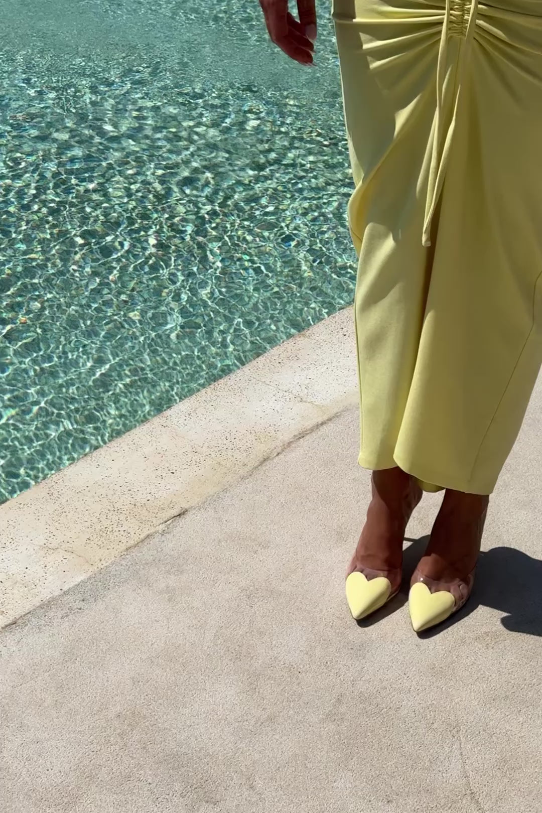 Lana Wilkinson | Raquel Heel Yellow | Girls With Gems 