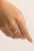 By Charlotte | Live in Love Ring Sterling Silver | Girls with Gems