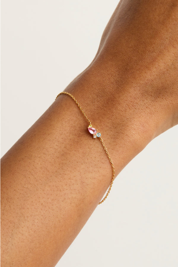 By Charlotte | Gold Cherished Connections Bracelet | Girls with Gems